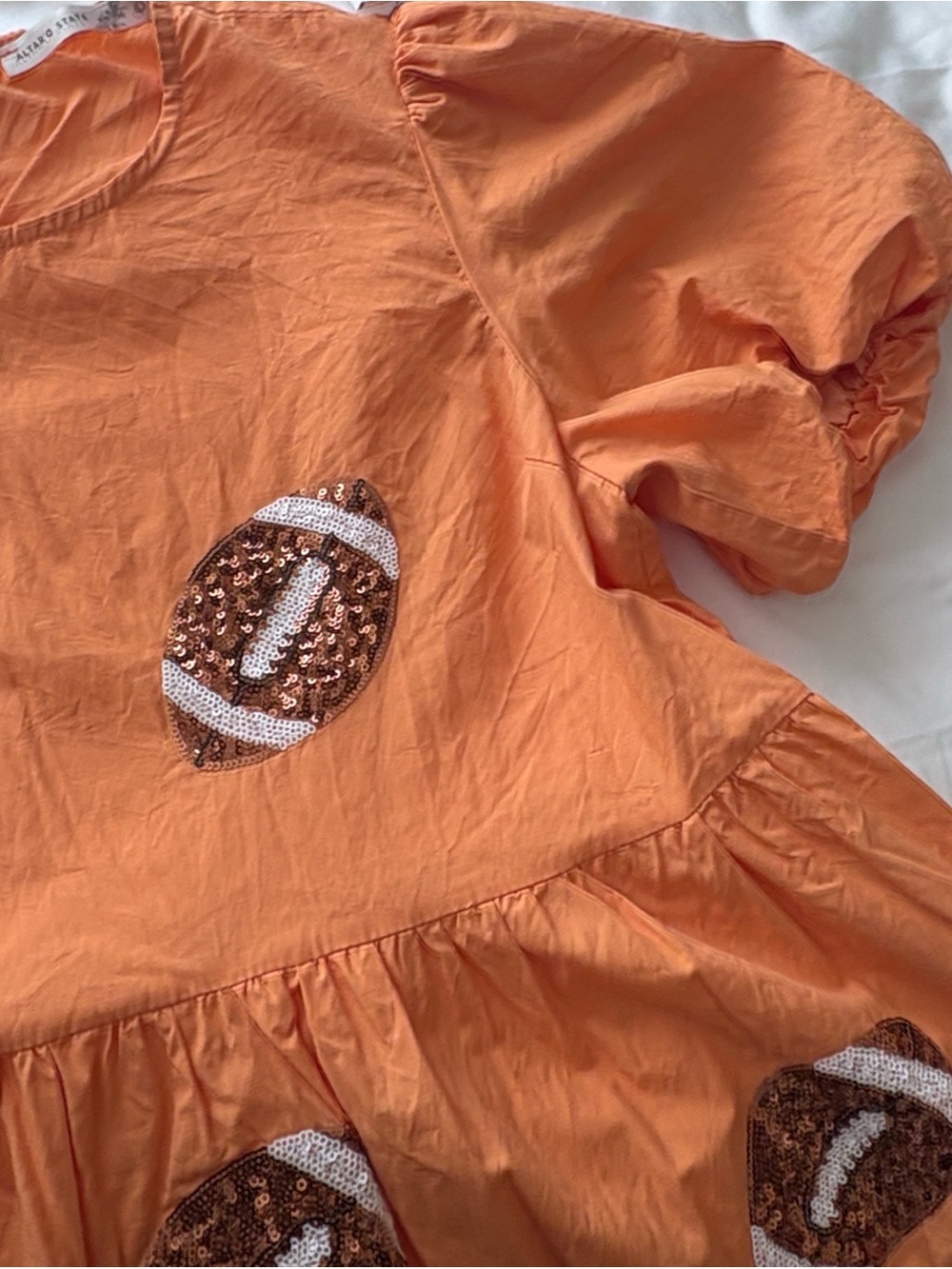 Ladies Football Sequin Party Dress - Picture 7 of 8